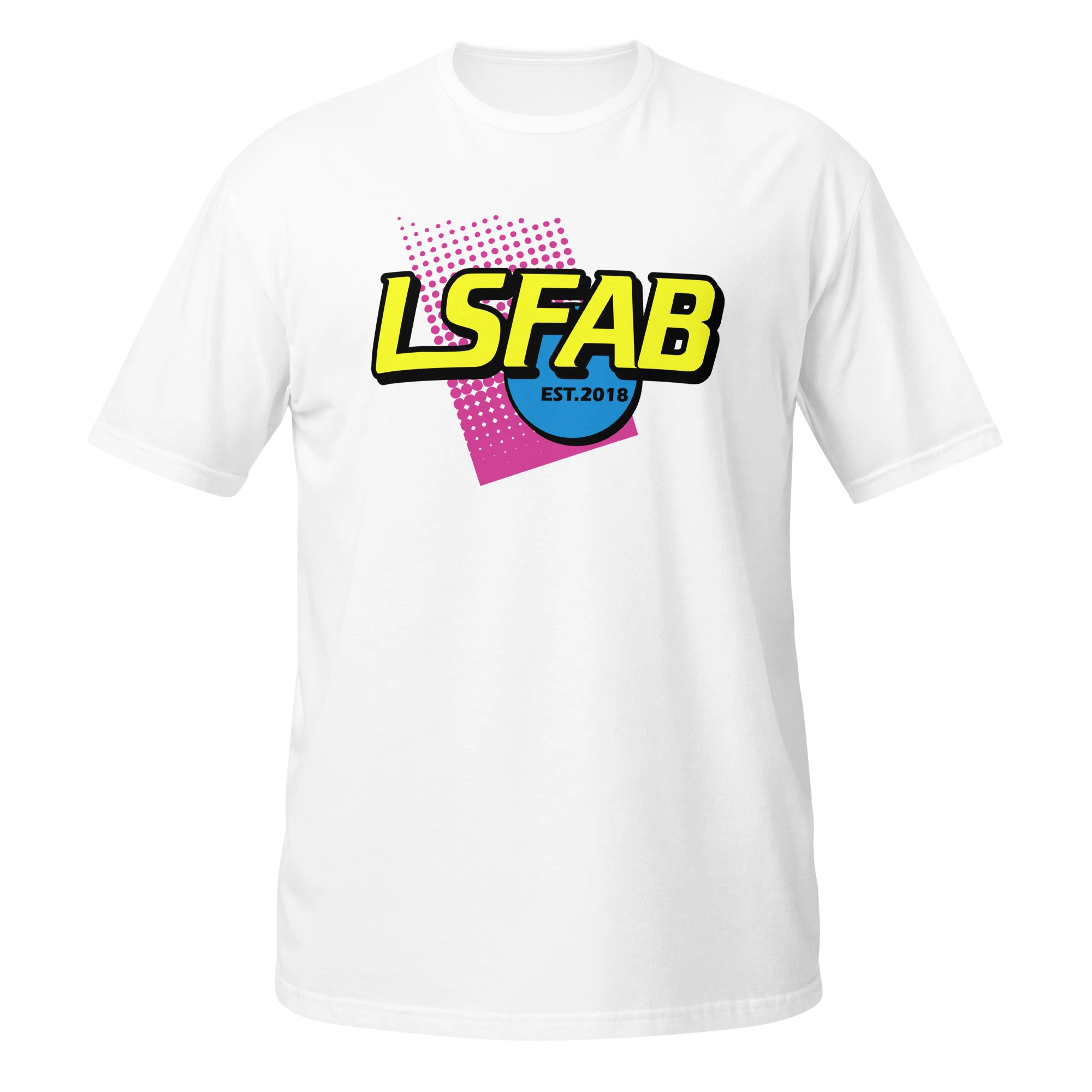 Nerf'd unisex softstyle tee in white, front print