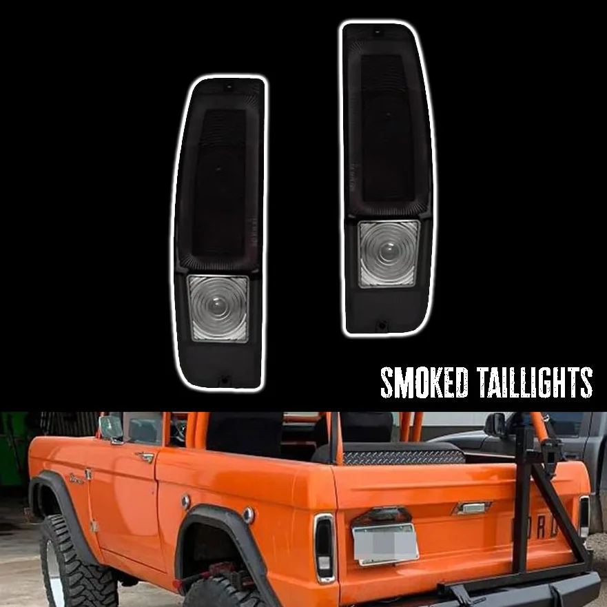Hidden fuel filler taillight with smoked lens for 1967-1972 Ford truck