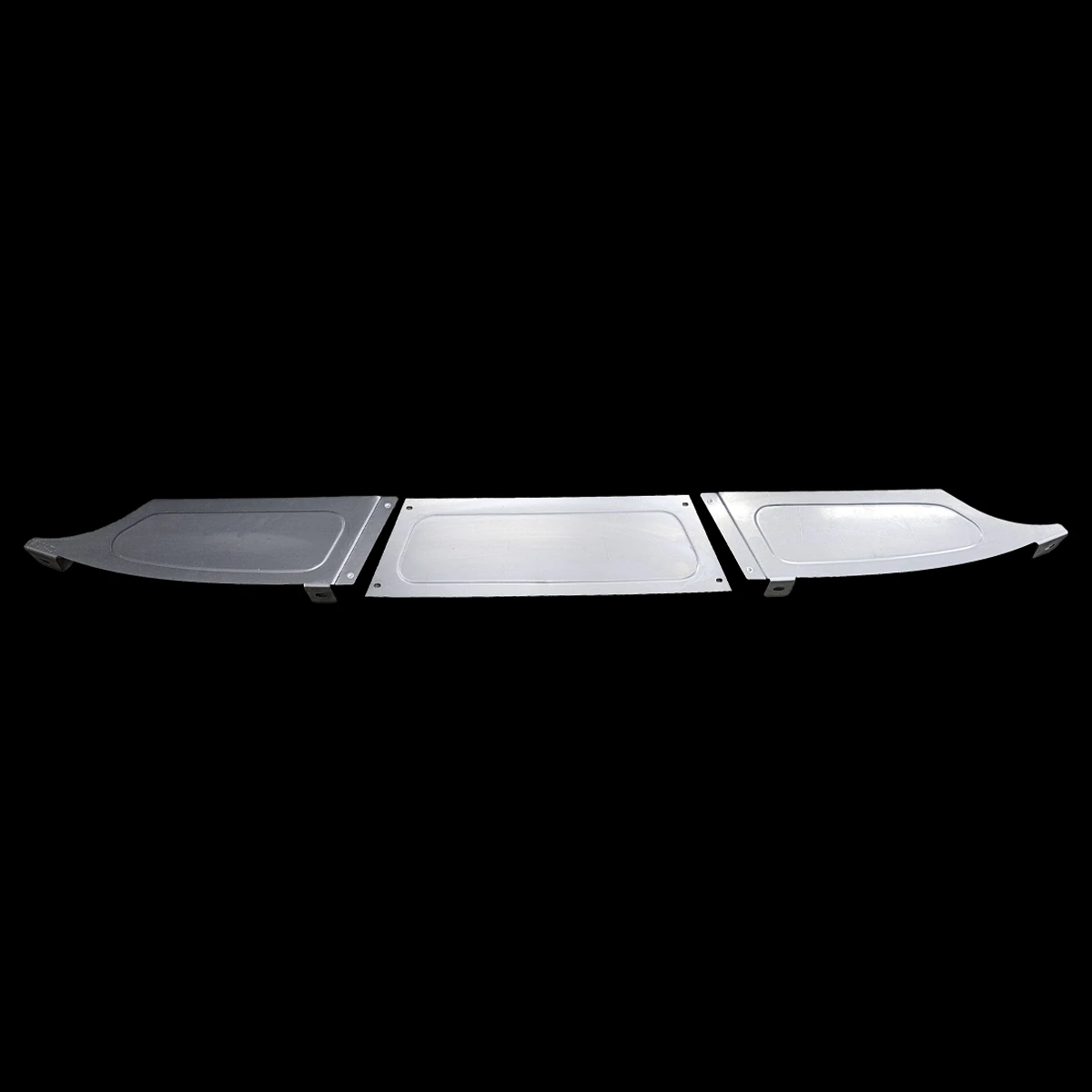 Filler panels included with the tucked bumper brackets for 47-54 GMC Chevy truck