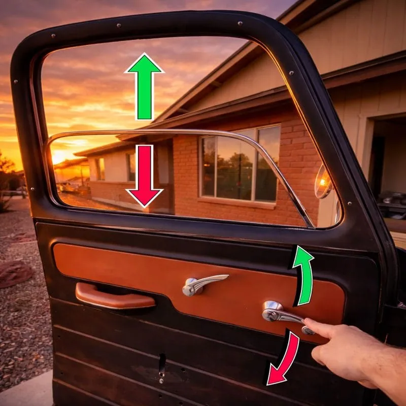power window kits for classic gm and ford trucks crank switches