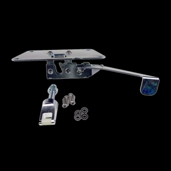 Altman hood latch kit in black for 47-54 Chevy GMC truck