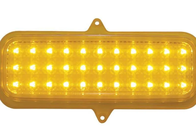 LED turn signal and park light with amber lens for 1960-66 Chevy truck
