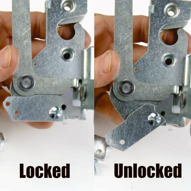 Installation instruction sheet for the Altman door latch lock kit