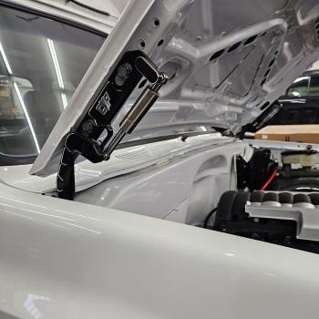 billet-black-hood-hinges-for-squarebody-trucks-installed