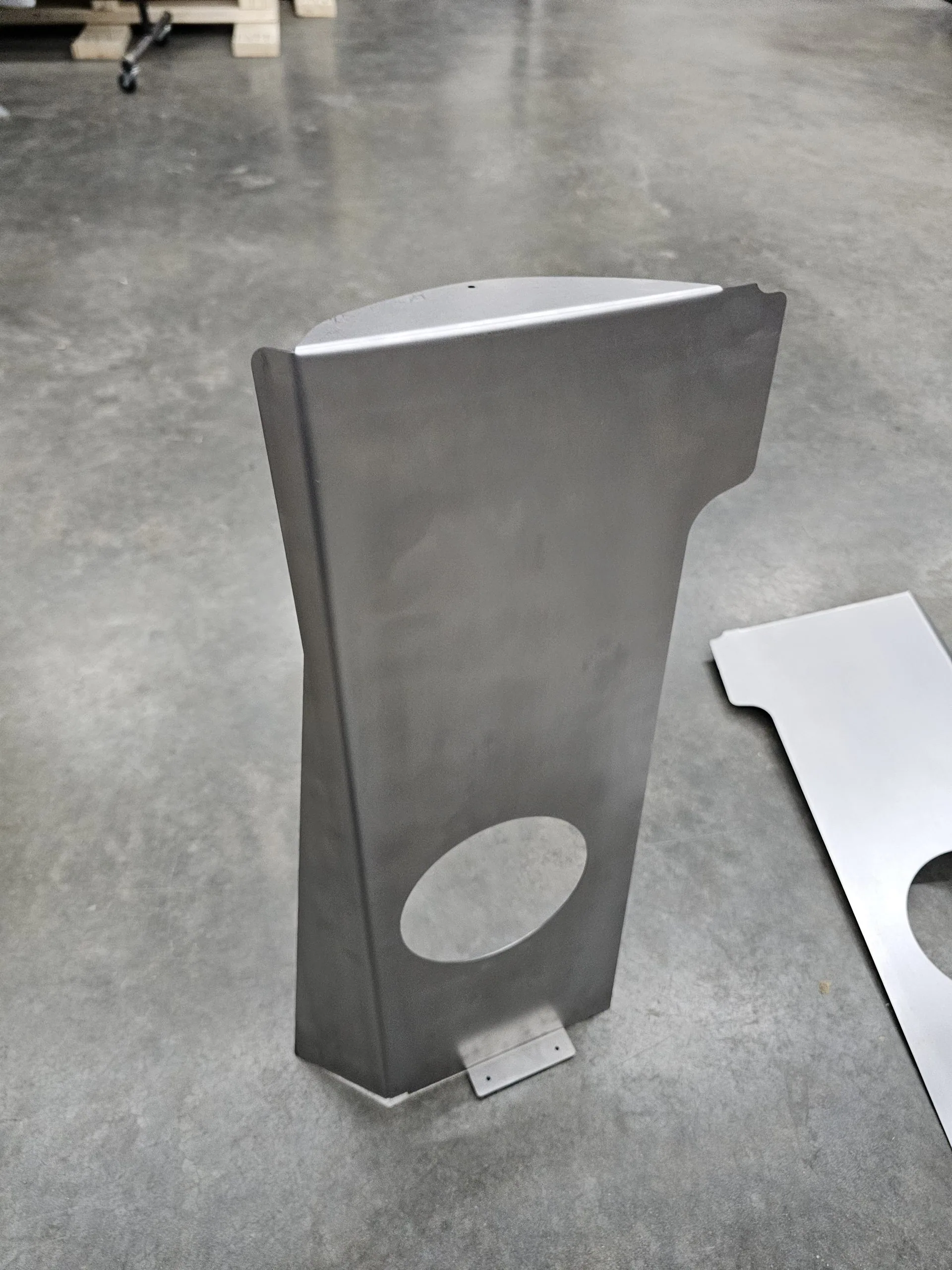 Speaker brackets that adapt modern speakers to a 55-59 GMC Chevy truck