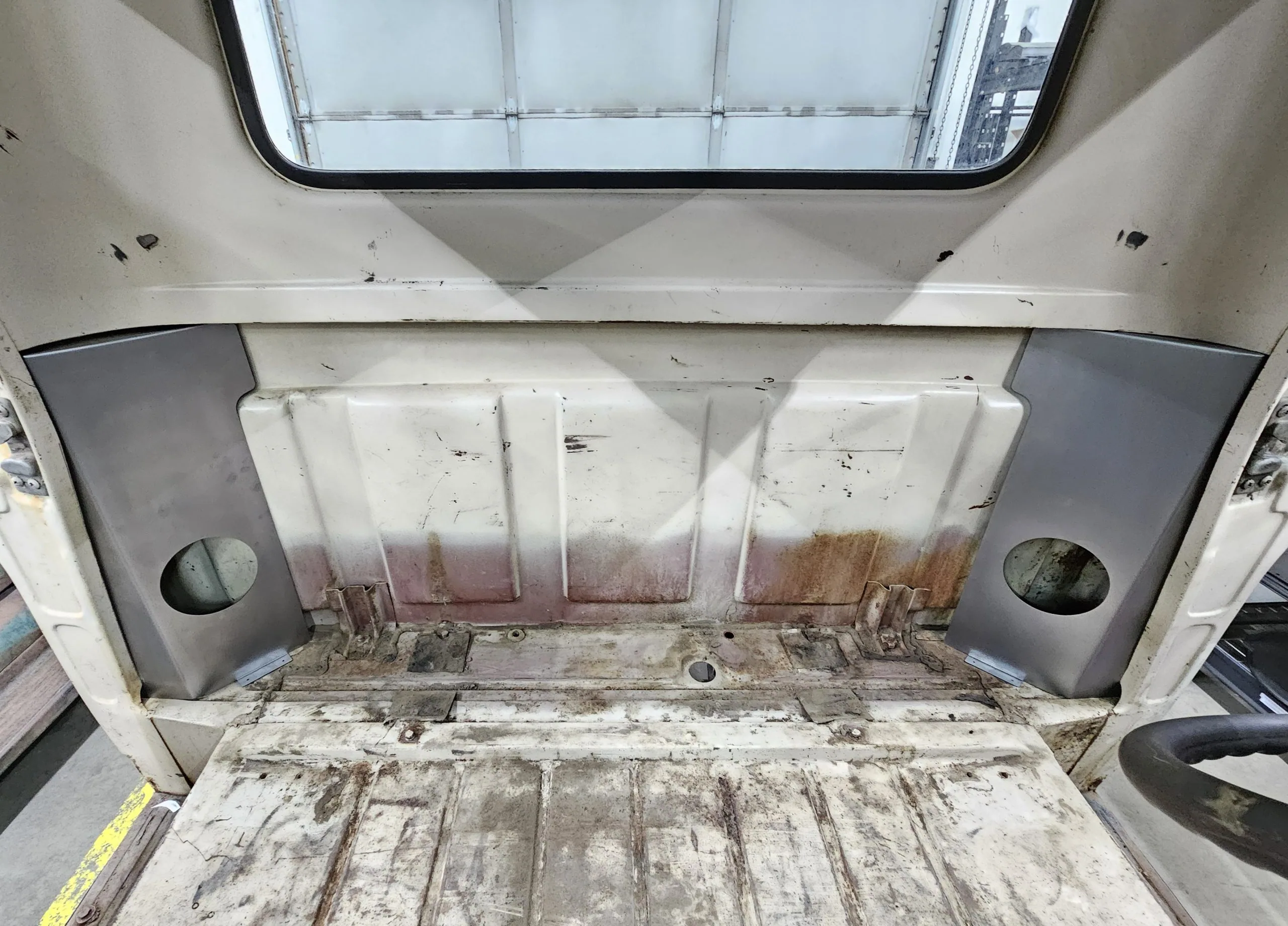 Speaker brackets for 55-59 GMC Chevy truck, shown as a pair