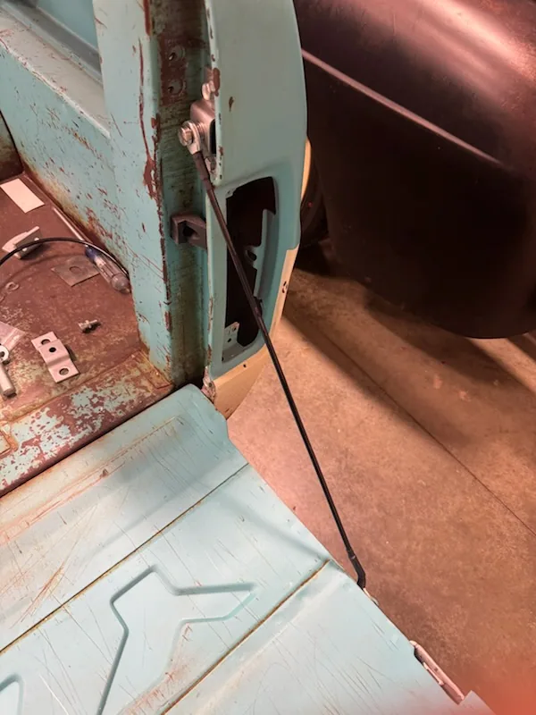 Tailgate cables on a 1967-1972 Ford truck